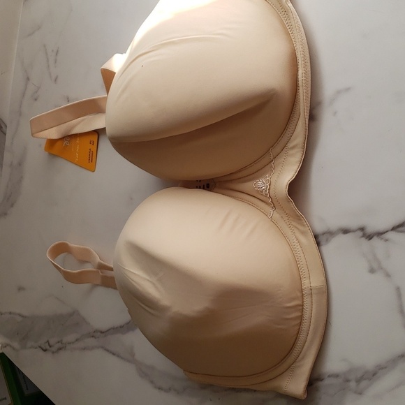 Wingslove Full Figure Bra Underwire Multiway Straps in Nude 40DDD/40F - Picture 7 of 13